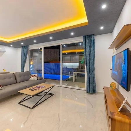Montana Jakuzili Balayi Tatil Villasi Kas